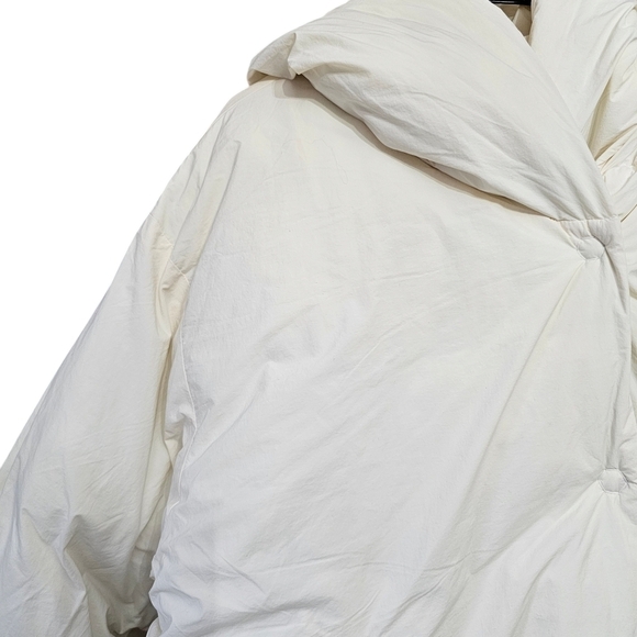 Free People Women's Cozy Cloud Puffer Jacket Ivory Size Small - Picture 6 of 11